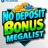 No Deposit Bonus MegaList Telegram channel logo
