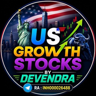 US Growth stocks by Devendra Telegram channel logo